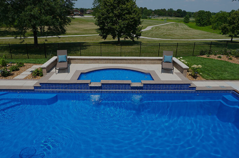 In-ground pool installation