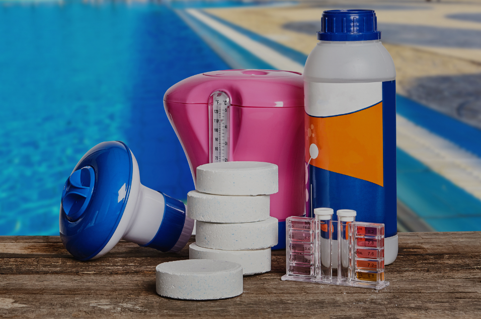 Pool supplies and retail shop products
